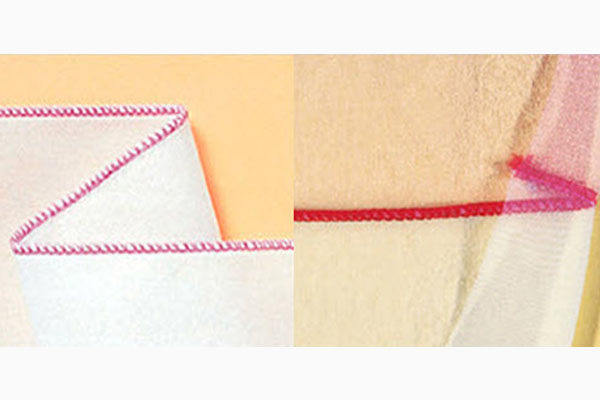 Ourlet roulé à la surjeteuse