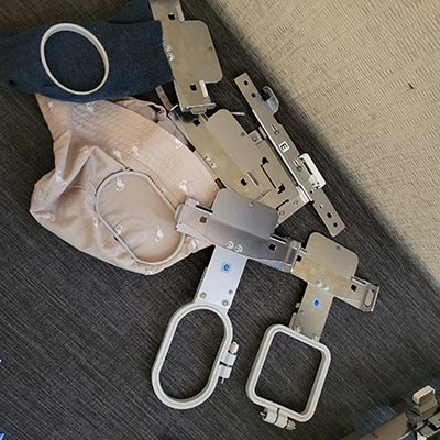 Cadre à broder carré pour brodeuse Brother PR