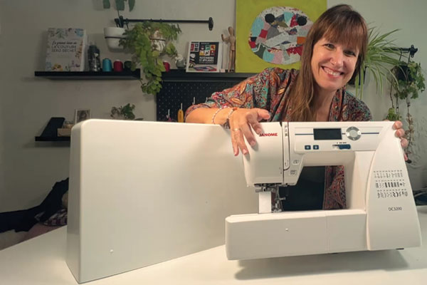 Carine de Capou Création teste la Janome 3200DC