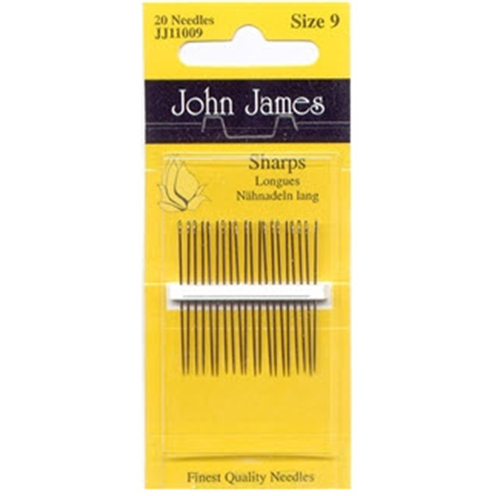 Aiguilles (20) à coudre 9 John James Aiguilles (20) à coudre 9 John James