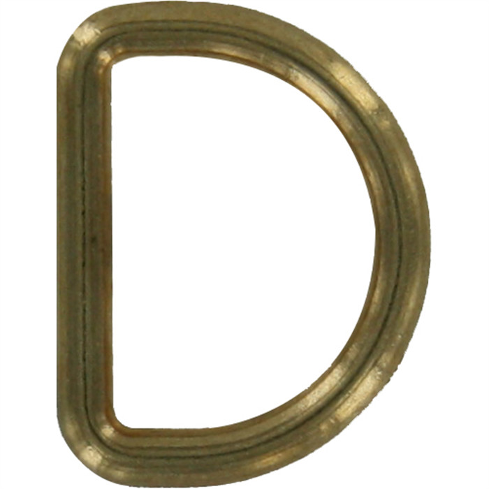 Anneau métallique en D 40mm doré Anneau métallique en D 40mm doré