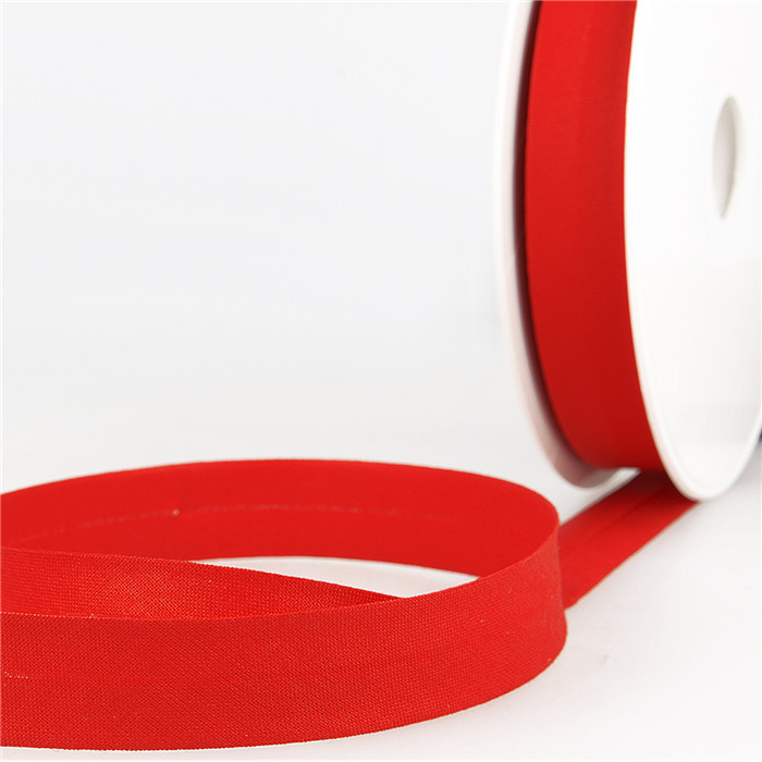 Biais étroit 20mm rouge vif au mètre Biais étroit 20mm rouge vif au mètre