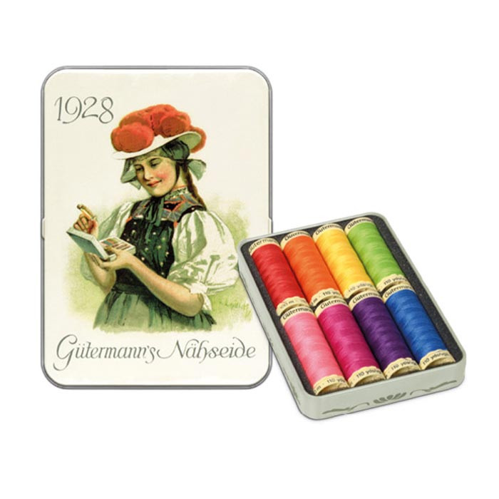 Bobines à coudre 8x100m polyester - 1928 Bobines à coudre 8x100m polyester - 1928