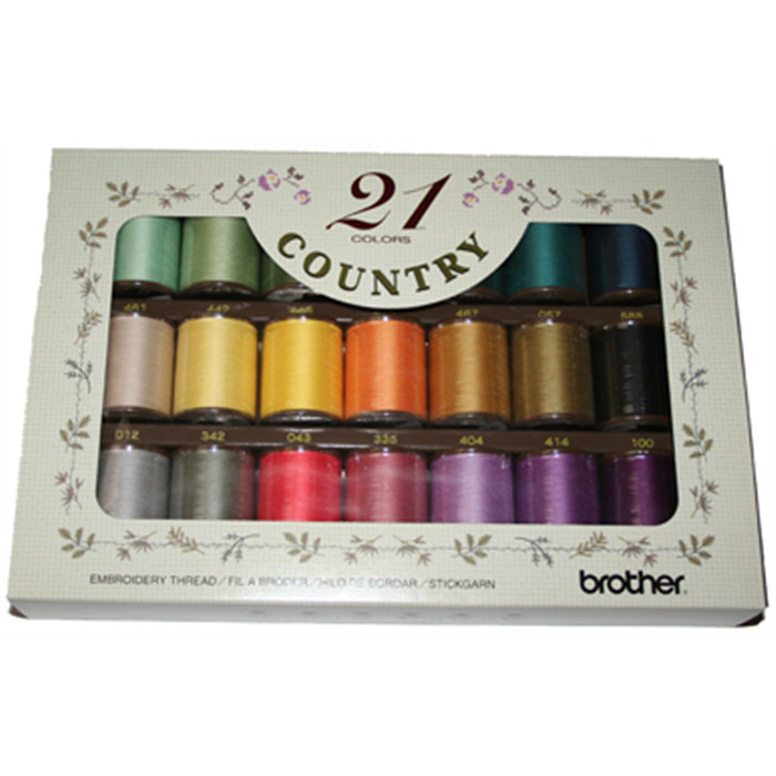 Boîte de fils à broder Brother Country CYT21 Boîte de fils à broder Brother Country CYT21
