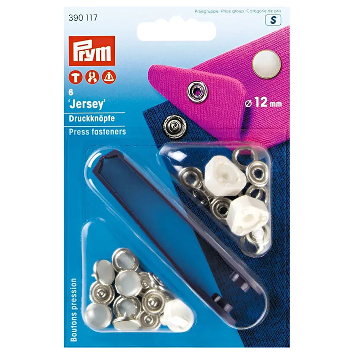 Bouton pression (6) jersey 12mm Prym Bouton pression (6) jersey 12mm Prym
