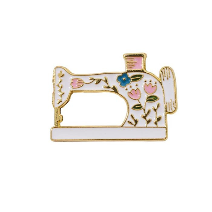 Broche couture "machine à coudre" blanche Broche couture "machine à coudre" blanche