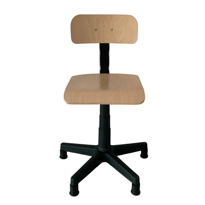 Chaise en bois pivotante pour atelier de couture KT-4 Chaise en bois pivotante pour atelier de couture KT-4