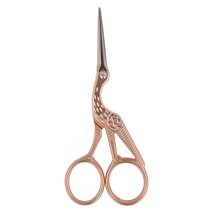 Ciseaux à broder Cigogne 11,6 cm or rosé Ciseaux à broder Cigogne 11,6 cm or rosé