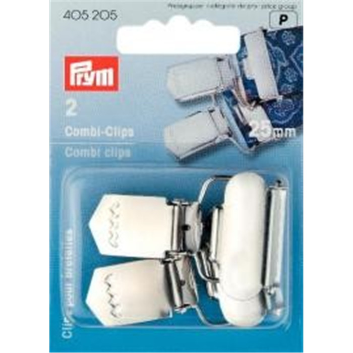Clips pour bretelles 25mm & boucle Prym Clips pour bretelles 25mm & boucle Prym