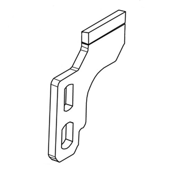 Couteau inférieur L850, L860 et L890 Couteau inférieur L850, L860 et L890