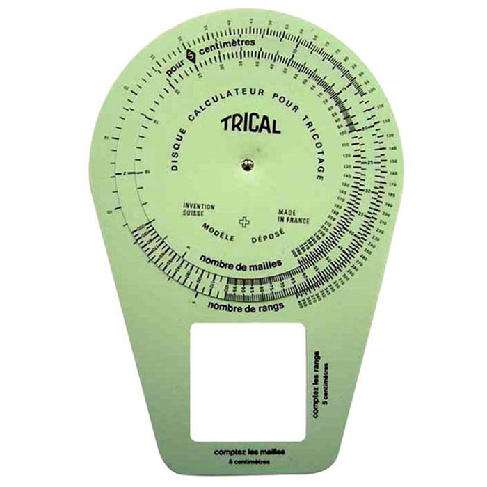 Disque calculateur pour tricotage Disque calculateur pour tricotage