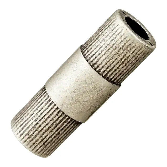 Embout de cordon 25mm argent vieilli Embout de cordon 25mm argent vieilli