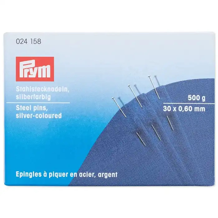 Epingles (500g) à piquer 30x0.6mm Prym Epingles (500g) à piquer 30x0.6mm Prym