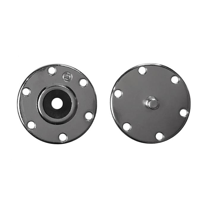 Fermeture à pression rond métal 25mm Fermeture à pression rond métal 25mm