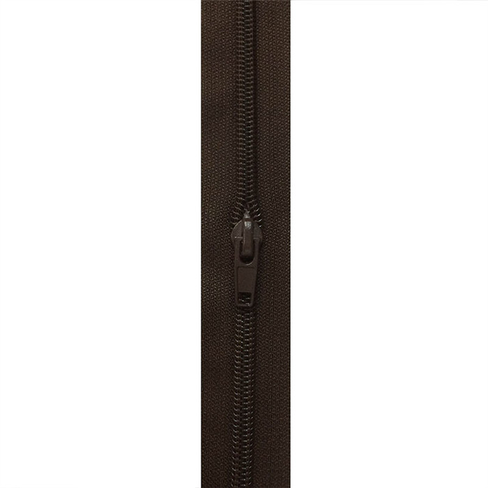 Fermeture large Brun au mètre Fermeture large Brun au mètre