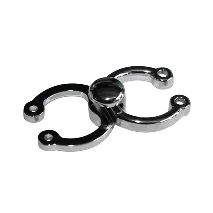 Fermeture métal 30mm argent Fermeture métal 30mm argent