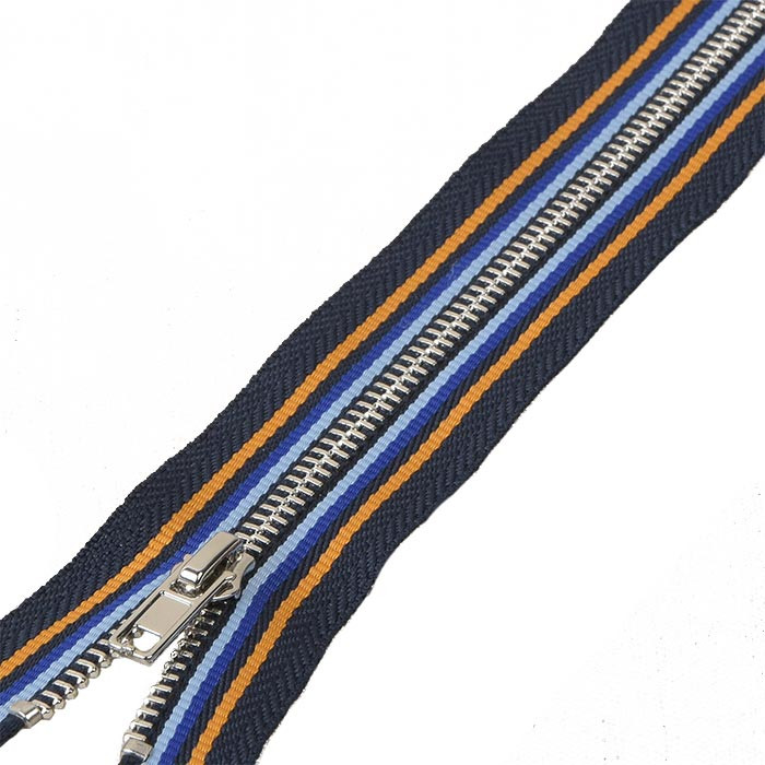 Fermeture non séparable bleu/orange 30cm Fermeture non séparable bleu/orange 30cm