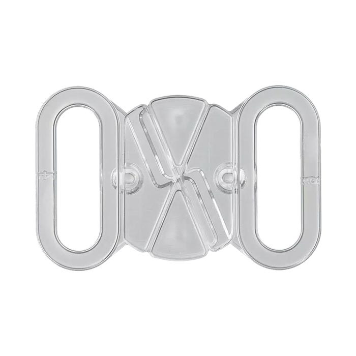 Fermoir de bikini 16mm transparent Fermoir de bikini 16mm transparent