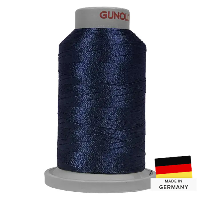 Fil à broder 1000m Poly 40 Bleu nuit 61043 Fil à broder 1000m Poly 40 Bleu nuit 61043