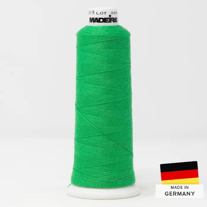 Fil à broder Burmilana n°12 1000m 3249 vert pomme Fil à broder Burmilana n°12 1000m 3249 vert pomme