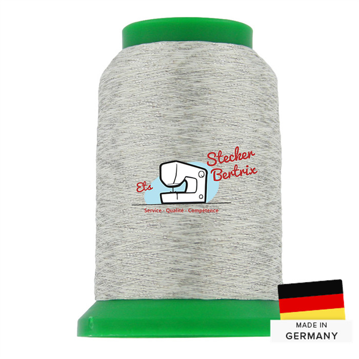 Fil à broder Isamet 40 1000m 9956 White Silver Fil à broder Isamet 40 1000m 9956 White Silver