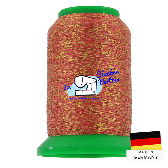 Fil à broder Isamet 40 1000m 9965 Red Gold Fil à broder Isamet 40 1000m 9965 Red Gold