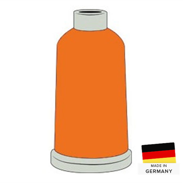 Fil à broder Madeira Polyneon n°60 1500m 1765 orange Fil à broder Madeira Polyneon n°60 1500m 1765 orange