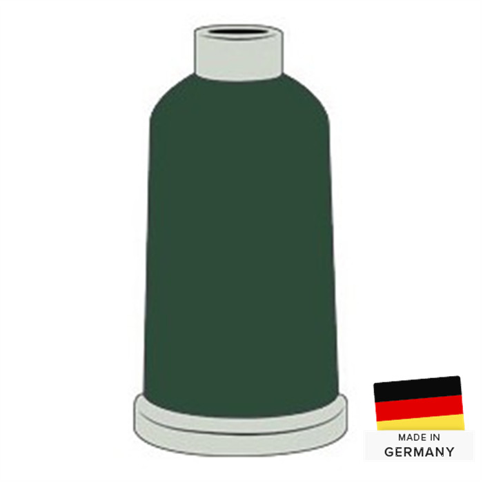 Fil à broder Madeira Polyneon n°60 1500m 1902 vert chasseur Fil à broder Madeira Polyneon n°60 1500m 1902 vert chasseur