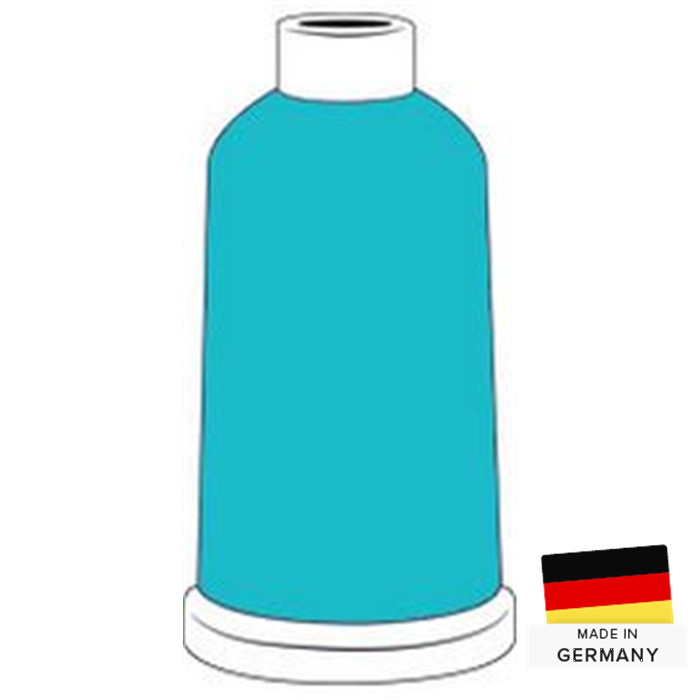 Fil à broder Madeira Rayon 40 1000m 1093 bleu piscine Fil à broder Madeira Rayon 40 1000m 1093 bleu piscine