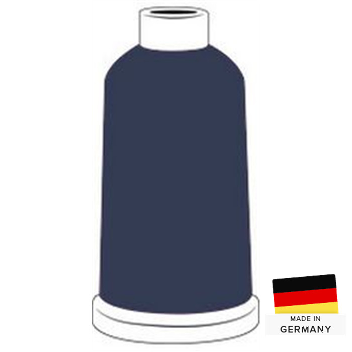 Fil à broder Madeira Rayon 40 1000m 1243 bleu encre Fil à broder Madeira Rayon 40 1000m 1243 bleu encre