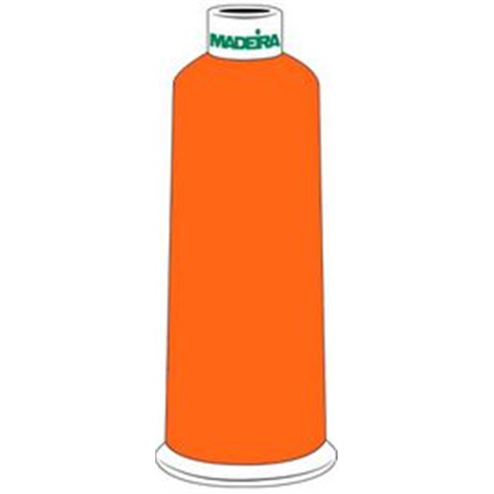Fil à broder Madeira Rayon n°30 1278 3000m orange Fil à broder Madeira Rayon n°30 1278 3000m orange