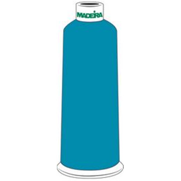 Fil à broder Madeira Rayon n°30 1295 3000m bleu cyan Fil à broder Madeira Rayon n°30 1295 3000m bleu cyan