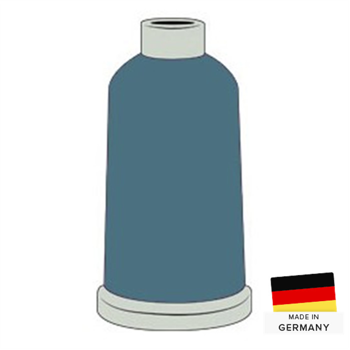 Fil à broder N°40 1000m 1760 bleu antique Fil à broder N°40 1000m 1760 bleu antique