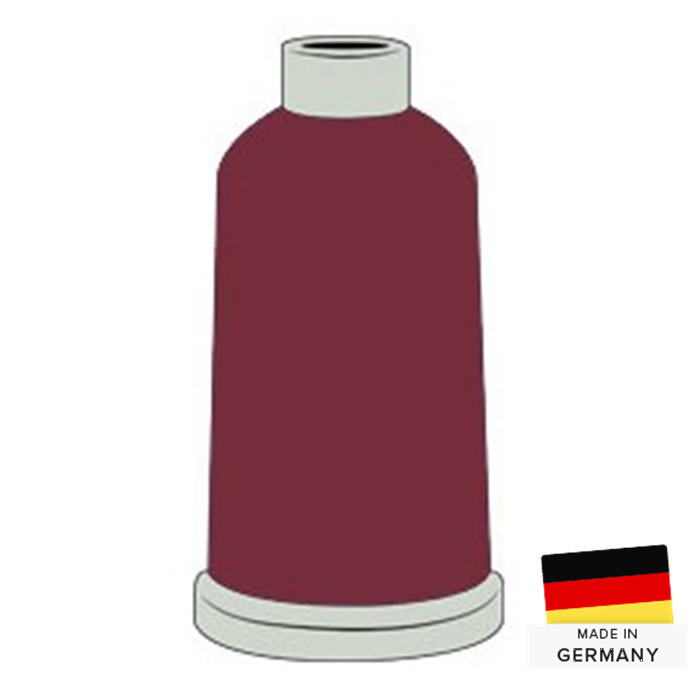 Fil à broder N°40 1000m 1784 rouge foncé rouge Bordeau Fil à broder N°40 1000m 1784 rouge foncé rouge Bordeau