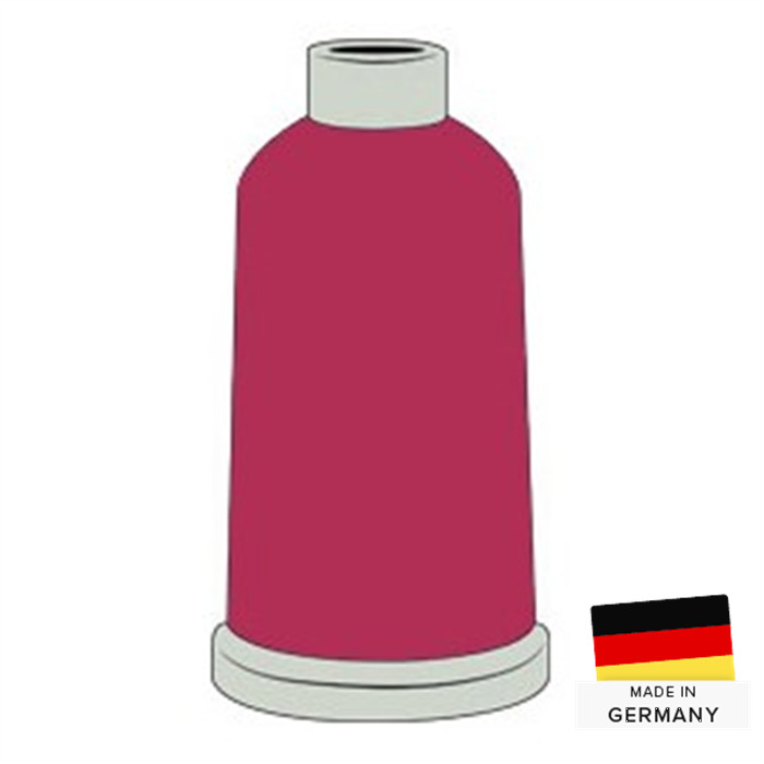 Fil à broder N°40 1000m 1786 rouge pivoine Fil à broder N°40 1000m 1786 rouge pivoine