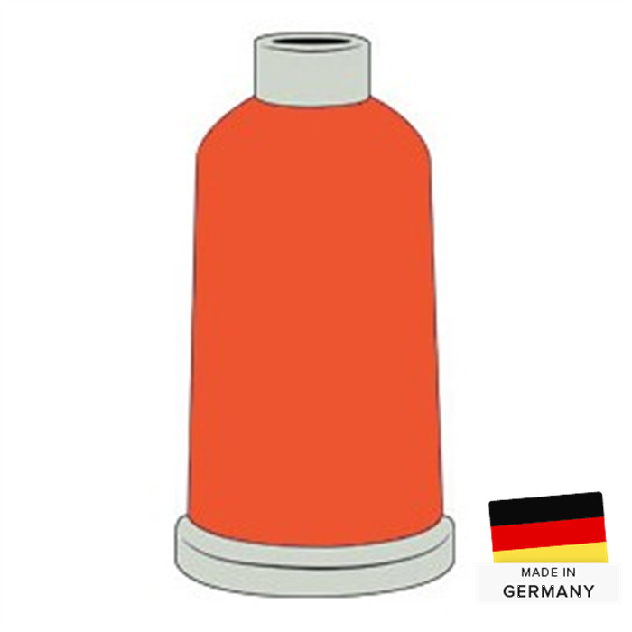 Fil à broder Polyneon 40 1000m 1678 orange corail Fil à broder Polyneon 40 1000m 1678 orange corail