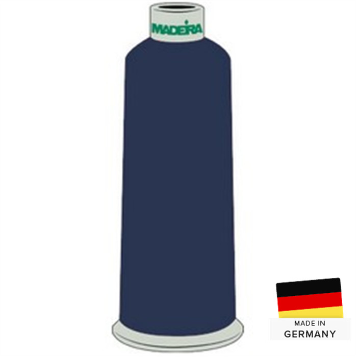 Fil à broder Polyneon 40 5000m 1966 bleu dark Fil à broder Polyneon 40 5000m 1966 bleu dark