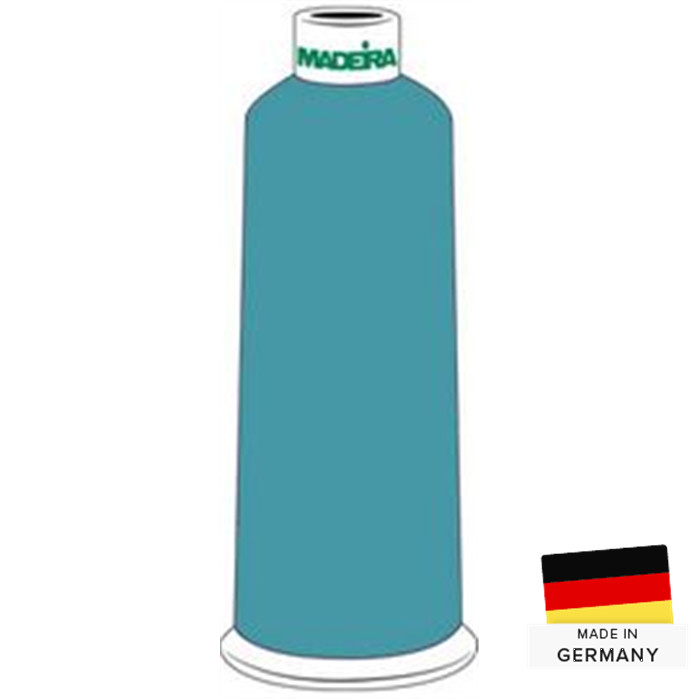 Fil à broder Rayon Madeira 40 5000m 1289 bleu turquoise Fil à broder Rayon Madeira 40 5000m 1289 bleu turquoise