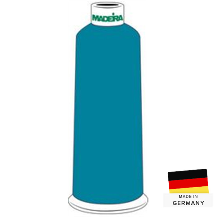Fil à broder Rayon Madeira 40 5000m 1294 bleu ciel sarcelle Fil à broder Rayon Madeira 40 5000m 1294 bleu ciel sarcelle