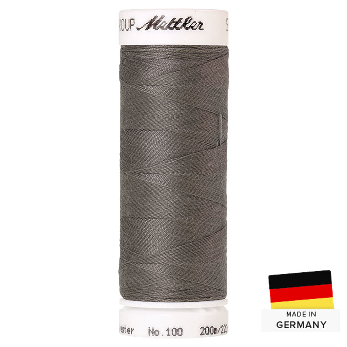 Fil à coudre Mettler Seralon Poly.200m 0322 gris alu naturel Fil à coudre Mettler Seralon Poly.200m 0322 gris alu naturel