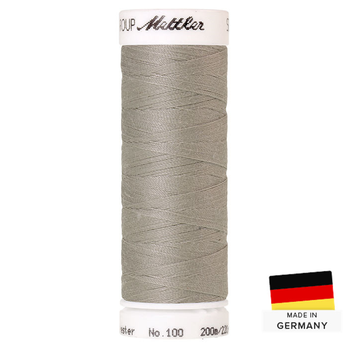 Fil à coudre Mettler Seralon Polyester 200m 0412 gris clair Fil à coudre Mettler Seralon Polyester 200m 0412 gris clair