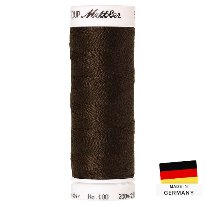 Fil à coudre Mettler Seralon Polyester 200m 1048 marron dark Fil à coudre Mettler Seralon Polyester 200m 1048 marron dark