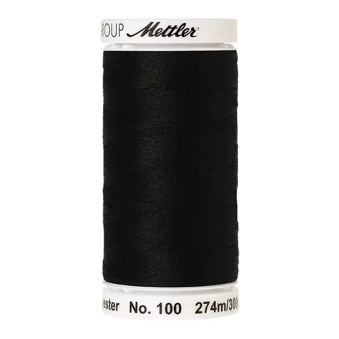 Fil à coudre noir Seralon n°100 274 m Mettler Fil à coudre noir Seralon n°100 274 m Mettler