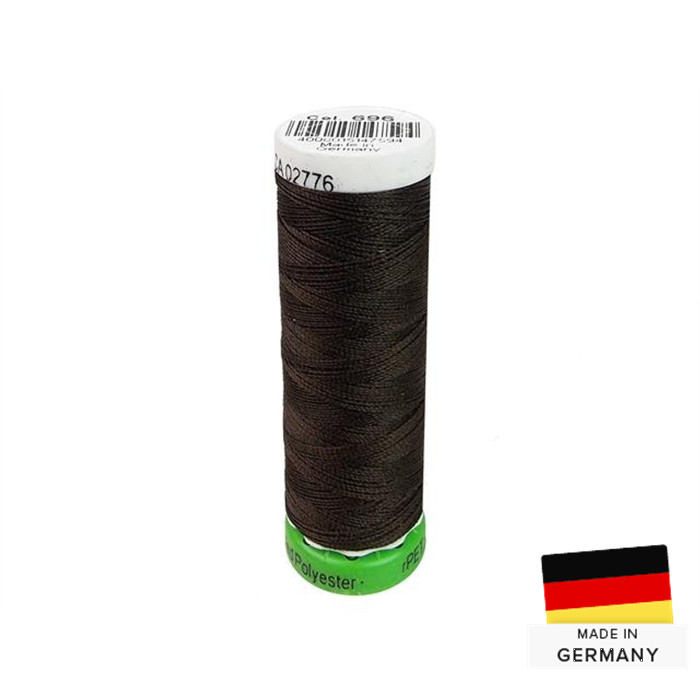Fil à coudre rPET 696 brun foncé Fil à coudre rPET 696 brun foncé