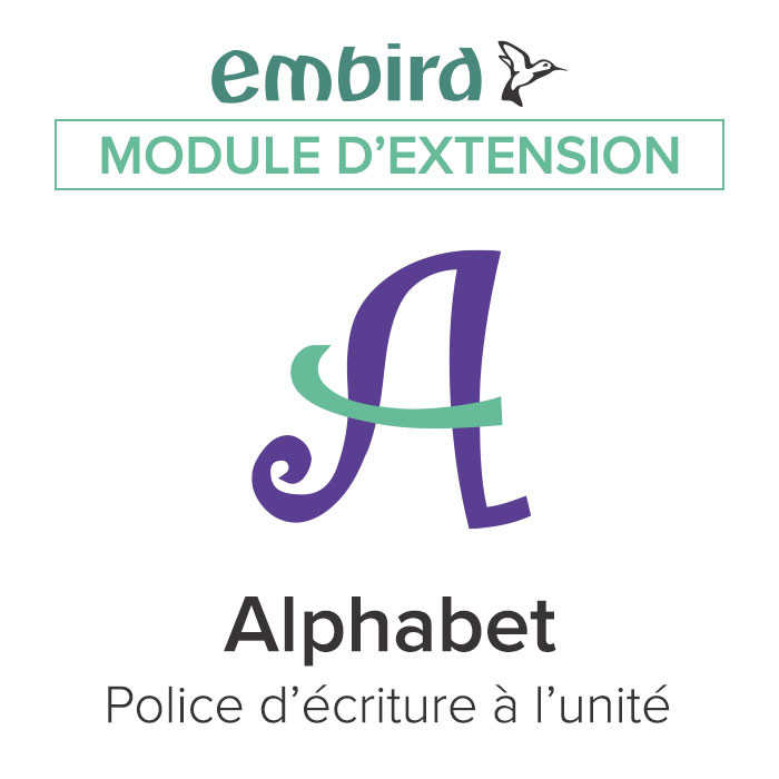 Module d'extension Alphabet pour EMBIRD Module d'extension Alphabet pour EMBIRD