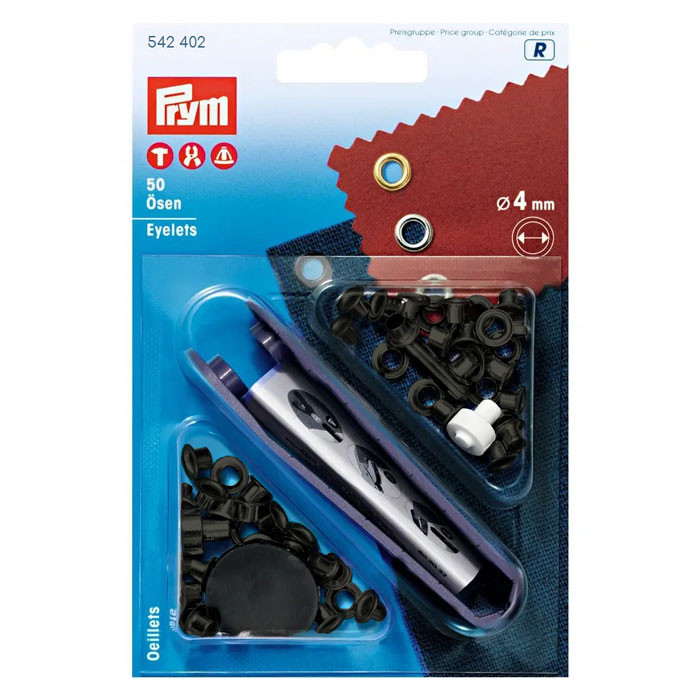 Oeillets 4 mm bruni PRYM Oeillets 4 mm bruni PRYM