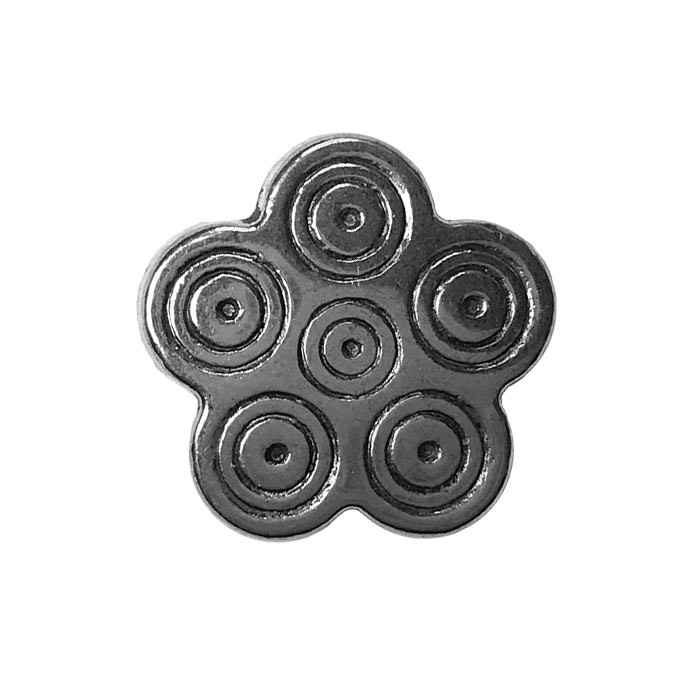 Ornement métal cercles passant 10mm Ornement métal cercles passant 10mm