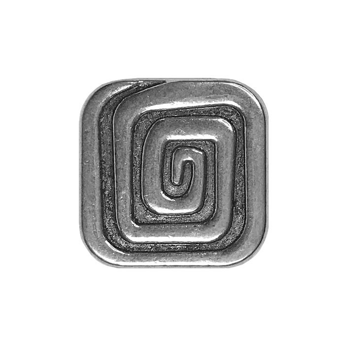 Ornement métal spirale passant 10mm Ornement métal spirale passant 10mm