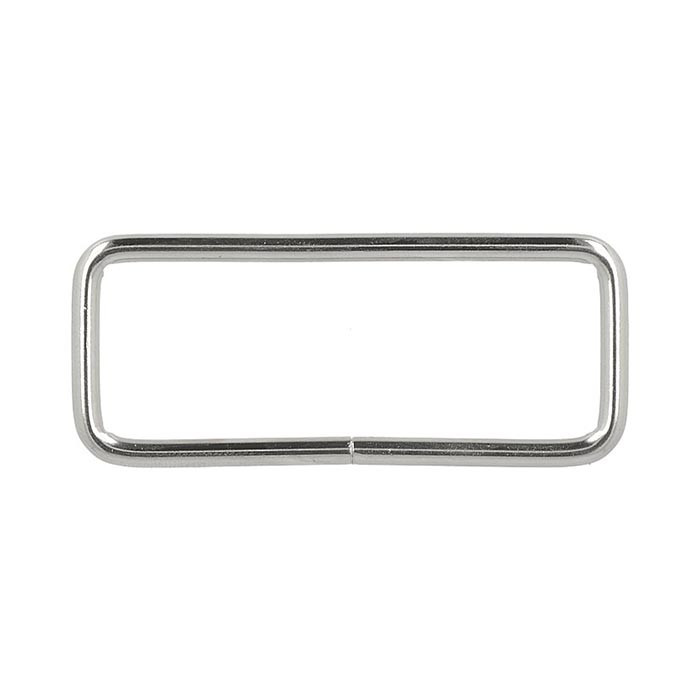 Passant en métal argenté 50 mm Passant en métal argenté 50 mm