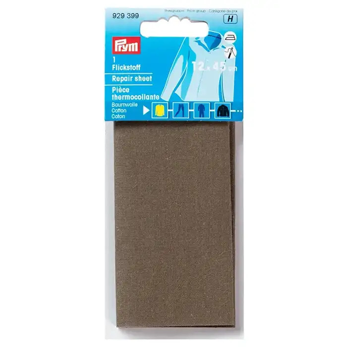 Pièce thermocollante 12x45cm kaki Prym Pièce thermocollante 12x45cm kaki Prym
